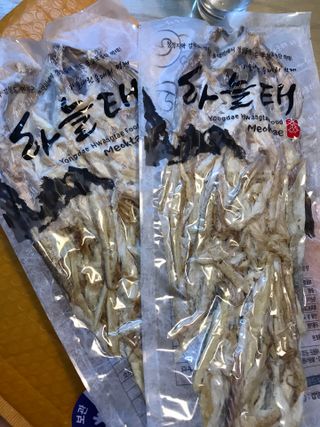 [오늘바스켓] 용대리 손질하늘태 130g — 5점을 준 리뷰어가 2021년 5월 올린 사용 사진