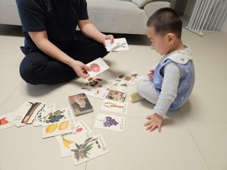 바바북스 바바 클래식 낱말카드 — 5점을 준 리뷰어가 2024년 1월 올린 사용 사진