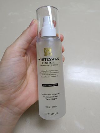 오투에니원 화이트스완 센텔라 루미너스 미스트 세럼 100ml — 5점을 준 리뷰어가 2023년 1월 올린 사용 사진