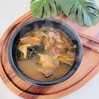 요리반상회 용문해장국 2팩 + 뚝배기 1개 — 4점을 준 리뷰어가 2021년 3월 올린 사용 사진