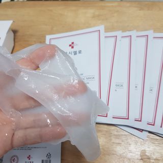 닥터마시멜로 마블러스 멀티 클리닉 마스크 — 5점을 준 리뷰어가 2021년 2월 올린 사용 사진