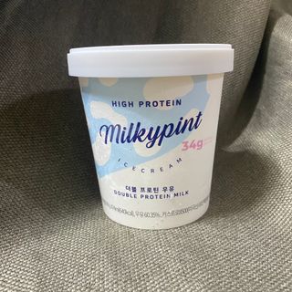 밀키파인트 더블 프로틴 우유 — 5점을 준 리뷰어가 2021년 8월 올린 사용 사진