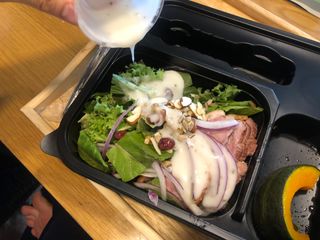 참살이도시락 작심삼일 샐러드도시락 3개 맛보기 새벽배송 또는 택배배송 — 3.5점을 준 리뷰어가 2021년 8월 올린 사용 사진