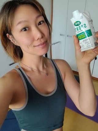 셀렉스스포츠 셀렉스 스포츠 웨이 프로틴 초콜릿 _ 330ml x 12팩 — 5점을 준 리뷰어가 2021년 4월 올린 사용 사진