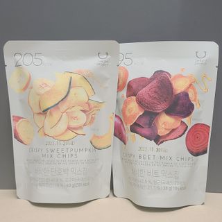 딜라이트 프로젝트 원물칩 2종 6ea(비트 믹스칩, 단호박 믹스칩) — 5점을 준 리뷰어가 2022년 4월 올린 사용 사진