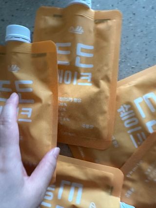 [덜다] 든든 식물성 단백질 쉐이크 40g X 7입 (곡물/딸기) — 5점을 준 리뷰어가 2023년 8월 올린 사용 사진