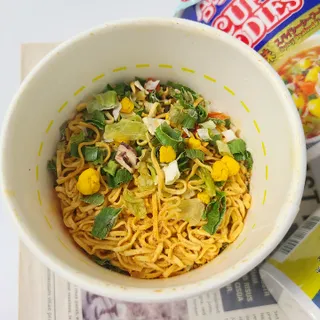NISSIN 닛신 컵누들  4종 - 씨푸드오리지날, 씨푸드 스파이시, 씨푸드 커리, 씨푸드 XO소스 — 5점을 준 리뷰어가 2022년 4월 올린 사용 사진