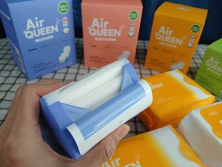 에어퀸 뉴브레스 유기농 생리대 4종 (팬티라이너 20P + 중형 10P + 대형 10P + 오버나이트 8P)_체험단 2차 — 5점을 준 리뷰어가 2024년 11월 올린 사용 사진