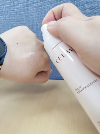 프리마인 바르기만 하면 철벽 스킨케어+24시간 마스크팩 효과. 셀라브 리제너레이팅 시스템 부스터+크림 세트 — 5점을 준 리뷰어가 2023년 5월 올린 사용 사진