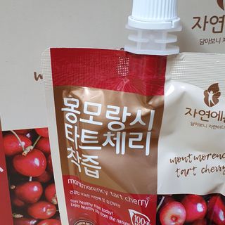 자연에온 몽모랑시 타트체리 착즙 100mL 10개입 2BOX — 5점을 준 리뷰어가 2020년 12월 올린 사용 사진