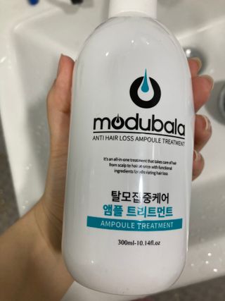 모두발라 탈모집중케어 앰플 트리트먼트 — 5점을 준 리뷰어가 2022년 3월 올린 사용 사진