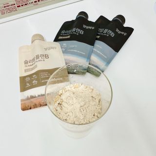 일일하우 슬리밍 플랜B 고소한 귀리맛, 진한 카카오맛 (체중조절식) — 5점을 준 리뷰어가 2023년 6월 올린 사용 사진