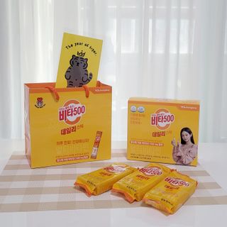 광동제약 [광동] 비타500데일리스틱 70포X2개 + 뚱랑이엽서 + 쇼핑백 증정 — 5점을 준 리뷰어가 2022년 1월 올린 사용 사진