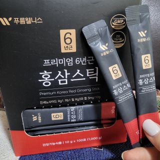 [푸름웰니스] 프리미엄 6년근 홍삼스틱 3mg x 100포 — 5점을 준 리뷰어가 2022년 4월 올린 사용 사진