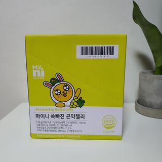 일동제약 마이니 마이니 쏙빠진 곤약젤리 — 5점을 준 리뷰어가 2021년 2월 올린 사용 사진