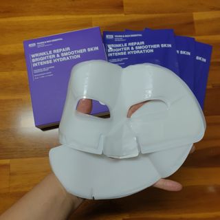 101스킨 영앤리치 하이드로겔 마스크팩 — 5점을 준 리뷰어가 2021년 2월 올린 사용 사진