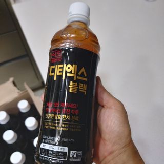 이도 발효한차 디티엑스 블랙 500ml 20병 — 4점을 준 리뷰어가 2021년 8월 올린 사용 사진