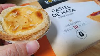 디앙뜨 포르투갈 에그타르트 오리지널 맛+패션후르츠+초콜릿타르트 맛 중 택1 — 5점을 준 리뷰어가 2021년 8월 올린 사용 사진