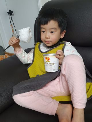 젤리벨리 솜사탕 2종-딸기치즈케이크, 바닐라 — 5점을 준 리뷰어가 2022년 2월 올린 사용 사진