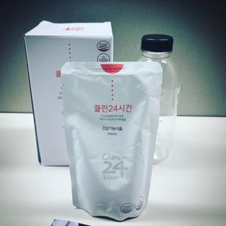 클린24시간 1BOX(5포) + 전용보틀(500ml) — 5점을 준 리뷰어가 2022년 7월 올린 사용 사진