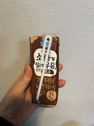 [구매평]덴마크 소화가 잘되는 우유로 만든 초코, 190ml, 24개 — 4점을 준 리뷰어가 2025년 2월 올린 사용 사진