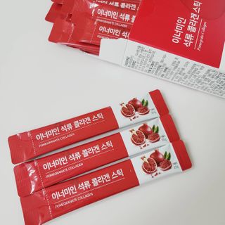 이너미인 석류 콜라겐 스틱 — 5점을 준 리뷰어가 2021년 1월 올린 사용 사진
