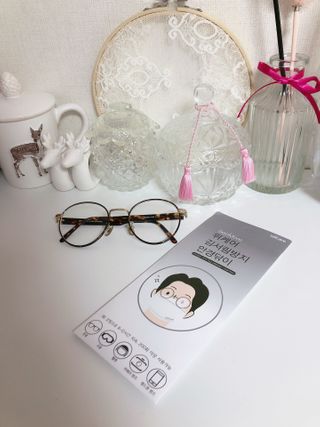 위케어 김서림방지 안경닦이 안티포그 극세사클리너 — 5점을 준 리뷰어가 2021년 2월 올린 사용 사진