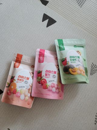 아비삭라이스볼 3종 /딸기,후르츠,단호박 — 4점을 준 리뷰어가 2021년 3월 올린 사용 사진