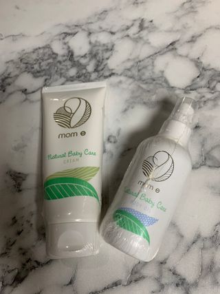 mom e 맘이 내추럴 베이비 케어 크림+바디오일 — 3.5점을 준 리뷰어가 2021년 1월 올린 사용 사진