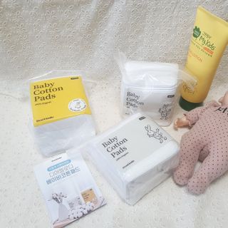 디어엘로디 프리미엄 유기농 유아 솜티슈 40매 3Pack +60매 1Pack 혼합형 — 5점을 준 리뷰어가 2021년 4월 올린 사용 사진