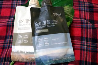 일일하우 슬리밍 플랜B 고소한 귀리맛, 진한 카카오맛 (체중조절식) — 4점을 준 리뷰어가 2023년 5월 올린 사용 사진