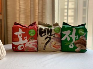 [풀무원] 자연은맛있다 정면, 백면, 홍면  세트 — 4점을 준 리뷰어가 2021년 4월 올린 사용 사진