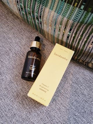 스킨큐어 산다화 비타민c 화이트닝 에센스 30ml — 4점을 준 리뷰어가 2023년 9월 올린 사용 사진