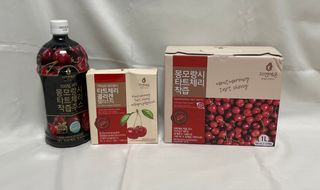 자연에온 몽모랑시 타트체리 3종 세트 구성 - 저분자콜라겐젤리, NFC 착즙주스 — 4점을 준 리뷰어가 2021년 7월 올린 사용 사진