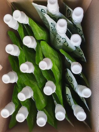 [이롬] 오크라 마시는 뷰티드링크 100mL x 20입 — 4.5점을 준 리뷰어가 2022년 9월 올린 사용 사진