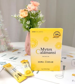 신보웰빙 마이톡스 깔라만시환 1박스/28포 — 5점을 준 리뷰어가 2023년 9월 올린 사용 사진