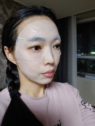 선경코스메디 [NCOSTI] 엔코스티 EGF 펩타이드 리페어 마스크팩 10매입 — 5점을 준 리뷰어가 2022년 3월 올린 사용 사진