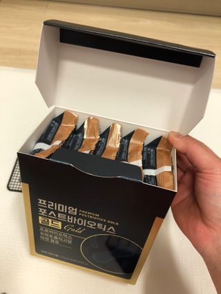 서울약사신협_프리미엄포스트바이오틱스골드_5g x 50포 — 5점을 준 리뷰어가 2021년 1월 올린 사용 사진