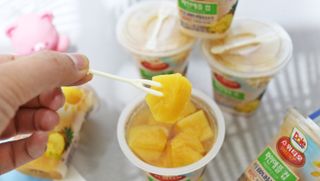 돌 MF[Dole] 파인애플컵/망고컵/복숭아컵 198g 6입X1박스 (맛 1가지 랜덤 발송) — 5점을 준 리뷰어가 2024년 5월 올린 사용 사진