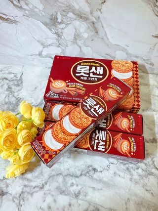 롯데제과 롯샌 카페크런치 — 5점을 준 리뷰어가 2021년 10월 올린 사용 사진