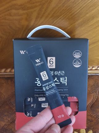 [푸름웰니스] 프리미엄 6년근 홍삼스틱 3mg x 100포 — 5점을 준 리뷰어가 2022년 4월 올린 사용 사진