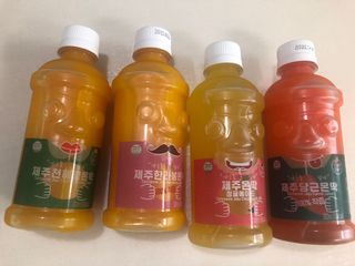 탐라원 제주의 맛, 몬딱주스 4종세트 - 한라봉몬딱주스, 천혜향몬딱주스, 청귤에이드, 당근몬딱주스 — 4.5점을 준 리뷰어가 2021년 8월 올린 사용 사진