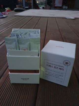 세렌디뷰티_이너뷰티 티톡스 로즈 베리 — 4점을 준 리뷰어가 2021년 5월 올린 사용 사진