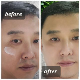 UVX 퀀텀 마스 올인원 선세럼 — 5점을 준 리뷰어가 2024년 2월 올린 사용 사진