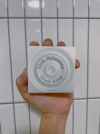 리더스코스메틱 리더스 밀크 밸런싱  마스크  솝 — 5점을 준 리뷰어가 2021년 11월 올린 사용 사진