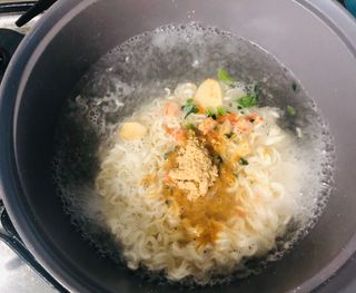 [풀무원] 자연은맛있다 정면, 백면, 홍면  세트 — 4점을 준 리뷰어가 2021년 4월 올린 사용 사진