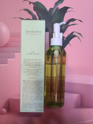 스킨큐어 산다화 순한 클렌징 동백 오일 200ml — 5점을 준 리뷰어가 2022년 8월 올린 사용 사진