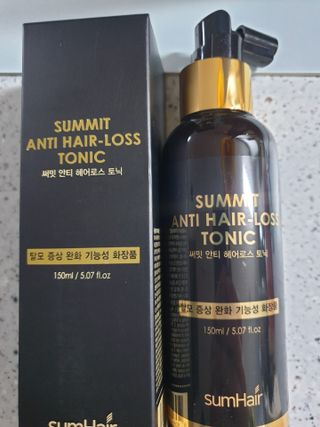 썸헤어 / SUMHAIR 썸헤어 써밋 안티 헤어로스 토닉 — 5점을 준 리뷰어가 2021년 5월 올린 사용 사진