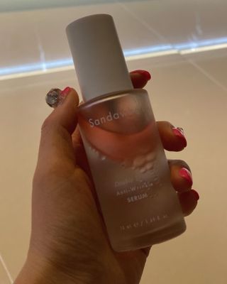 산다화 더블 이펙트 안티 링클 세럼 50ml — 5점을 준 리뷰어가 2023년 3월 올린 사용 사진