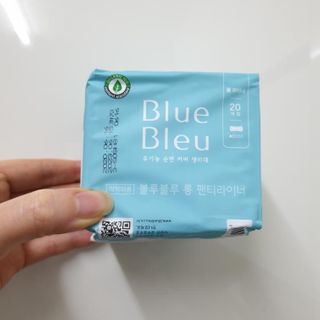 블루블루 유기농 순면 커버 생리대 — 4.5점을 준 리뷰어가 2021년 2월 올린 사용 사진
